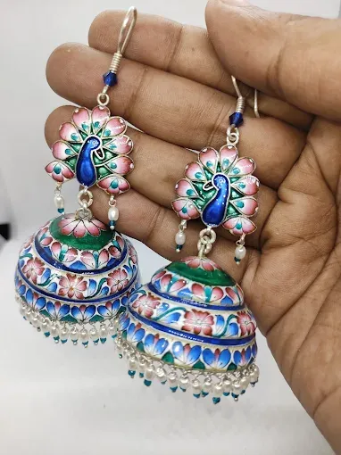 Banaras Gulabi Meenakari