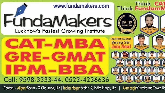 FundaMakers- Authentic CAT,  IPMAT, CUET Coaching