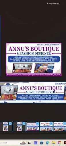 Annu's boutique & dry cleaners - Lingerie Store in Adilabad