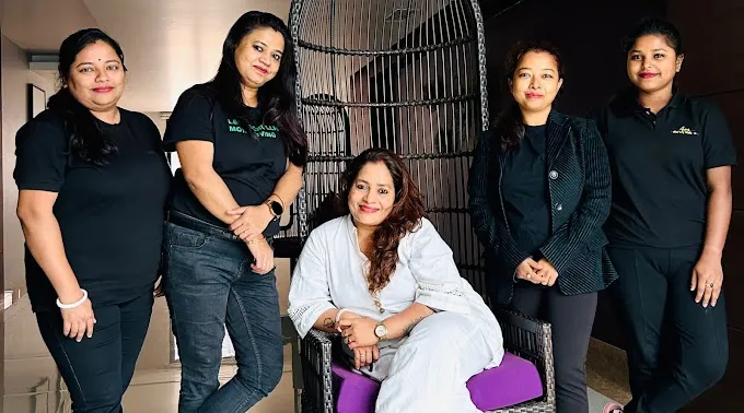 Asha's makeover - Beauty Parlour in Guwahati