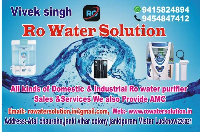 RO Water Solution - R O Service in Lucknow