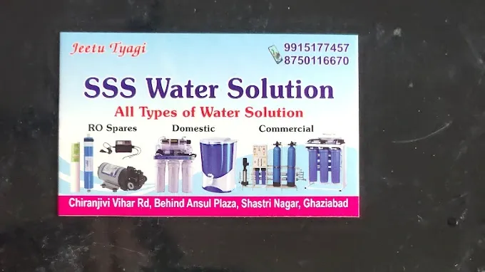 SSS water solution and Ro - R O Service in Ghaziabad
