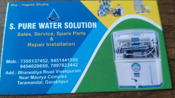 S. PURE WATER SOLUTION