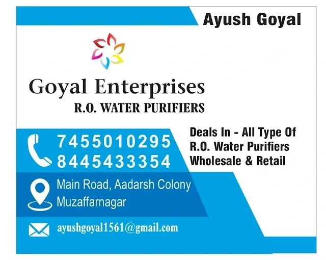Goyal Enterprises RO Water Purifiers Wholesaler