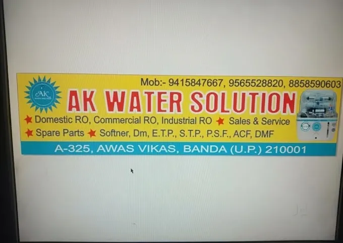 A K WATER SOLUTION - Electronic Store in Banda