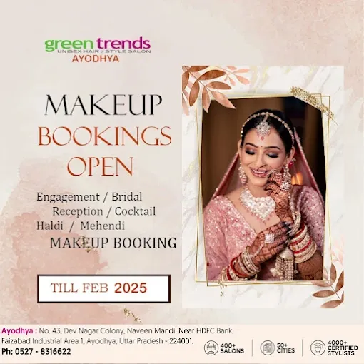 Green Trends Unisex Hair & Style Salon - R O Service in Faizabad