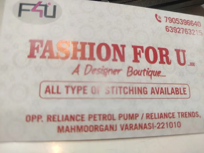 Fashion For U Boutique