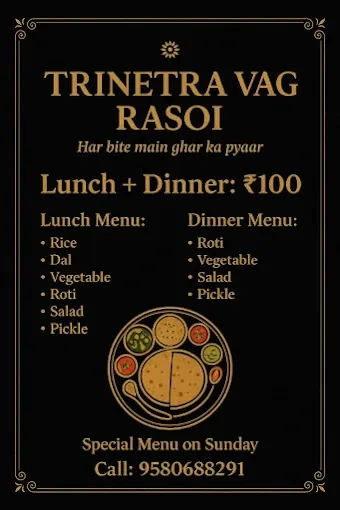 Trinetra Veg Rasoi - Tiffin Service in Varanasi