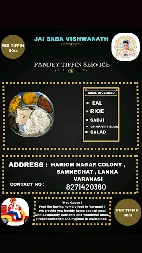 PANDEY TIFFIN SERVICE - Tiffin Service in Varanasi