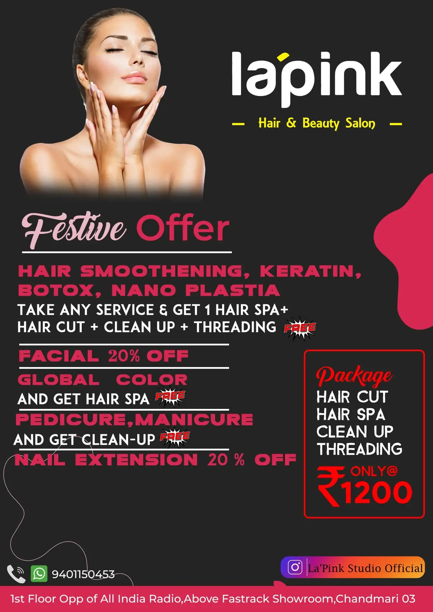 Lapink Hair & Beauty Salon - Beauty Parlour in Guwahati