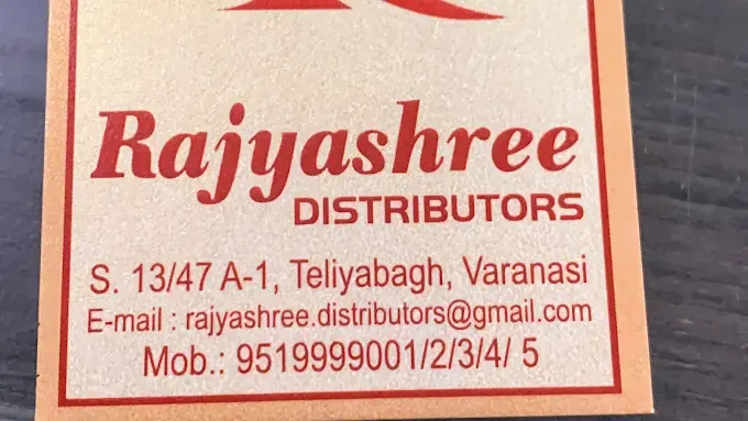 Rajyashree Distributor